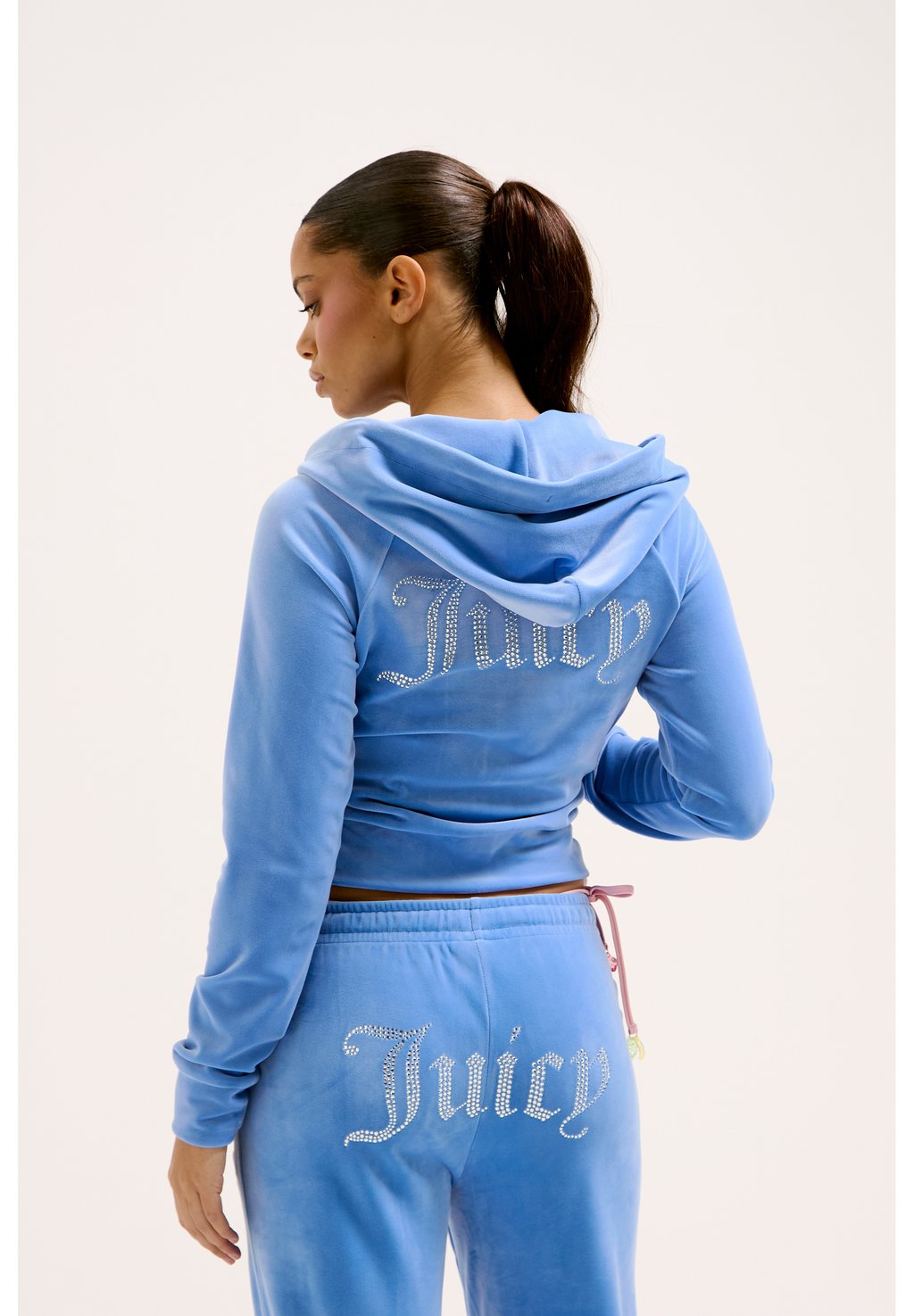 

Толстовка на молнии WITH JUICY LOGO Juicy Couture, синий