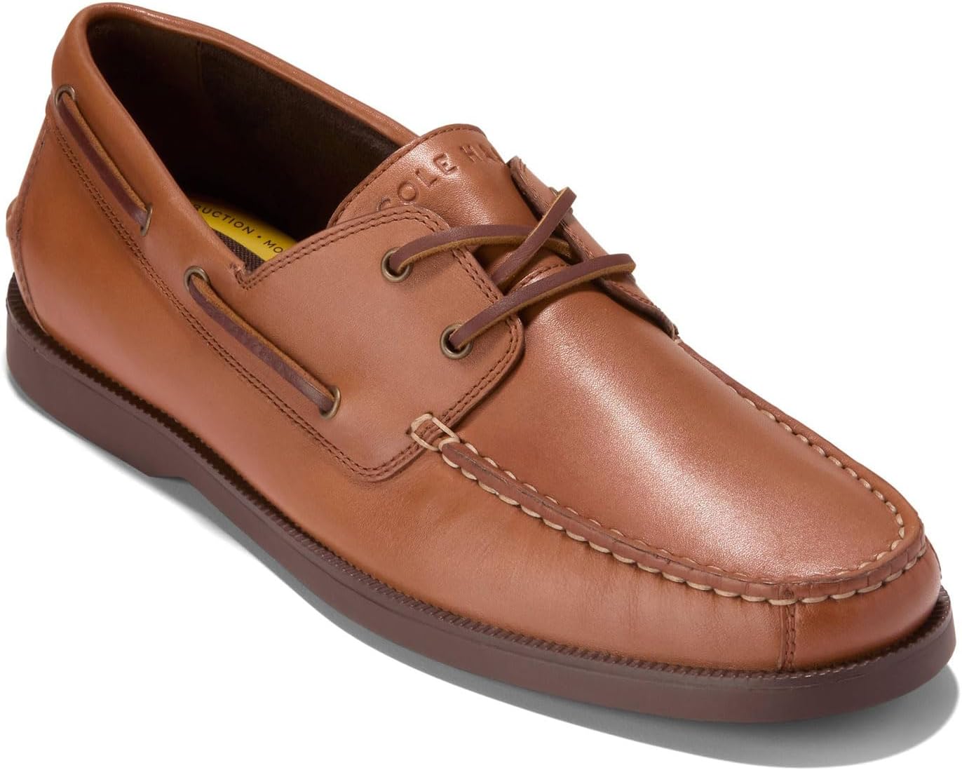 Мужские лодочные туфли Cole Haan Grand Bowside, Cognac — фото 3