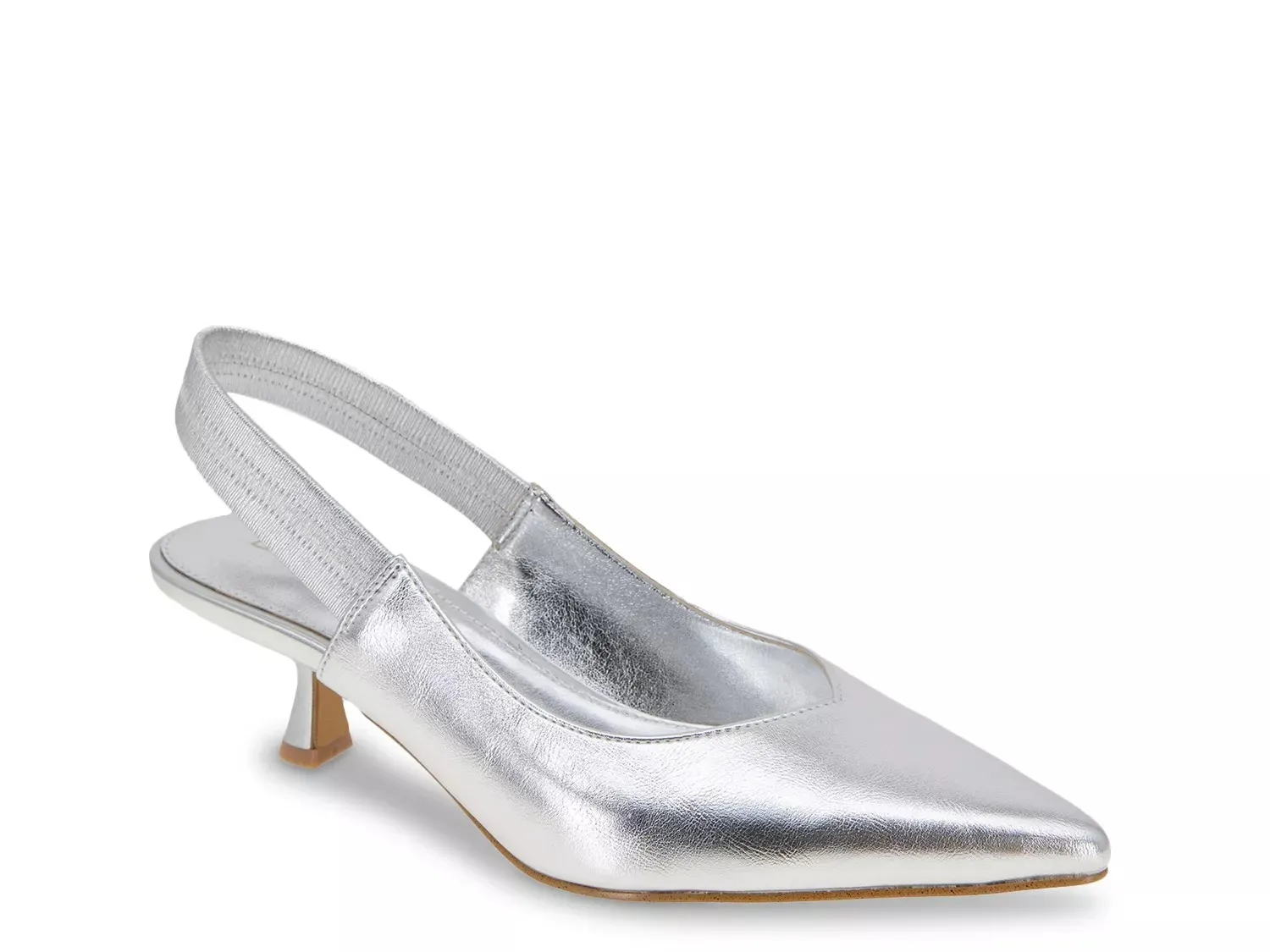 Туфли-лодочки BCBGeneration Kayla Pump, серебристый металлик