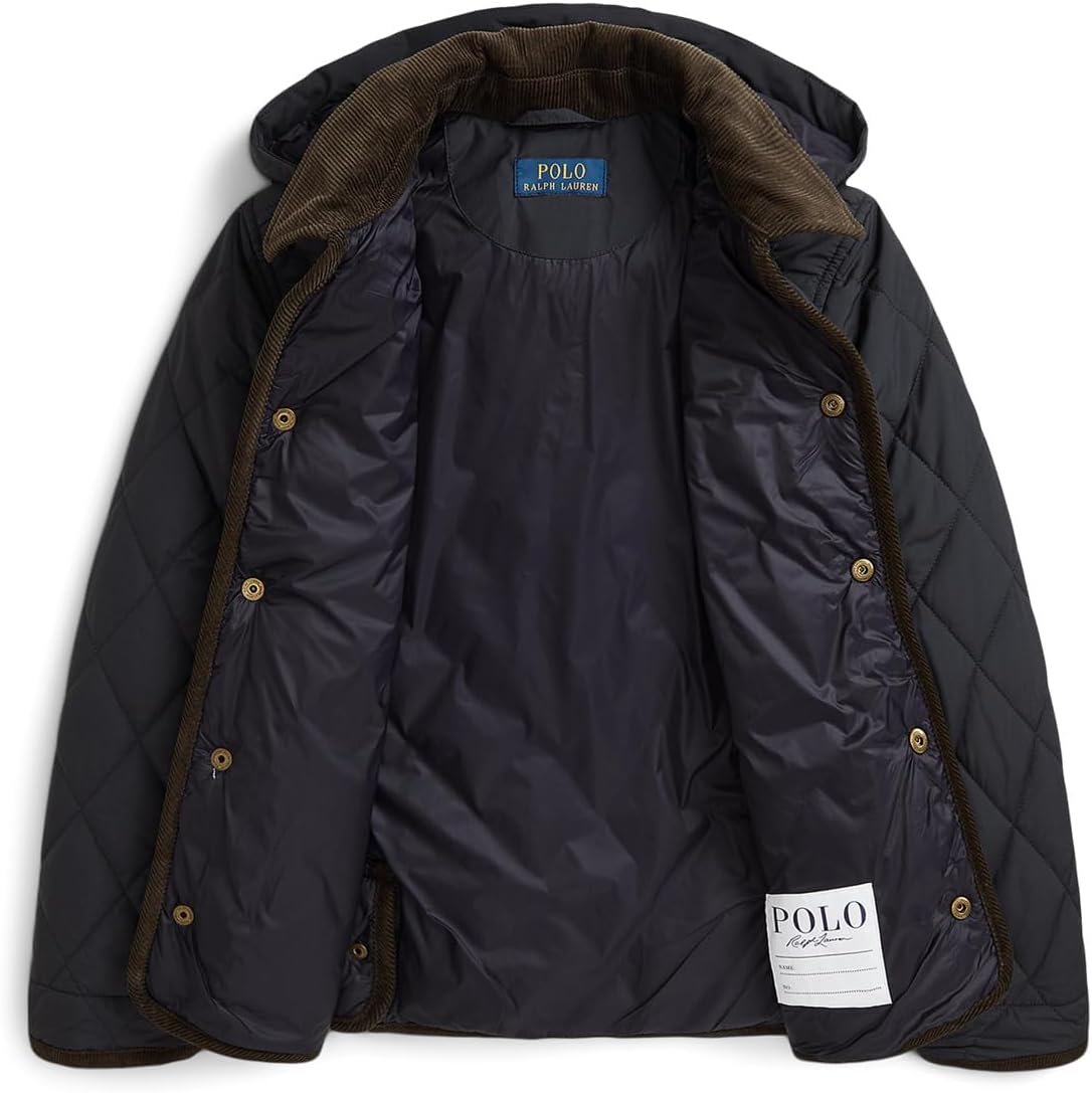 Куртка Polo Ralph Lauren Kids Hooded Barn Jacket, цвет Polo Black — фото 3