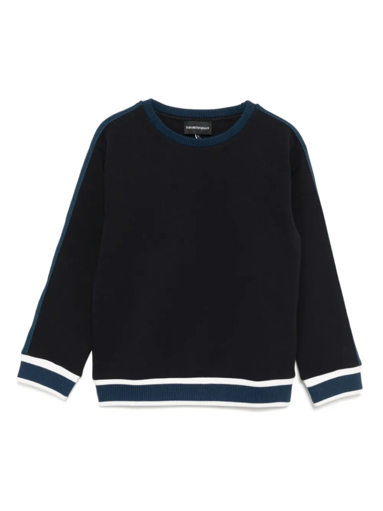 

Толстовка с круглым вырезом Emporio Armani Kids, синий