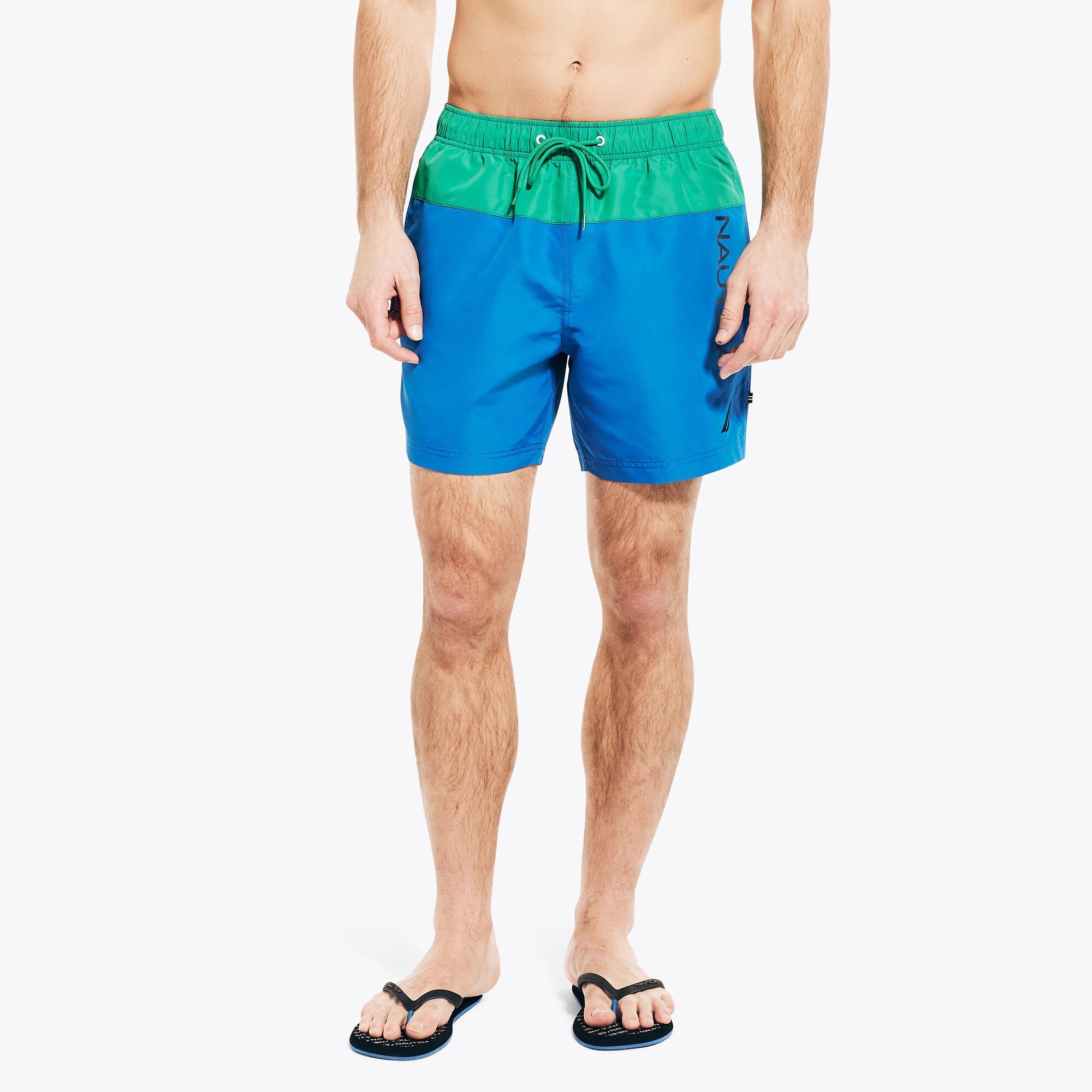 

Мужские пляжные шорты Nautica, цвет spinner blue