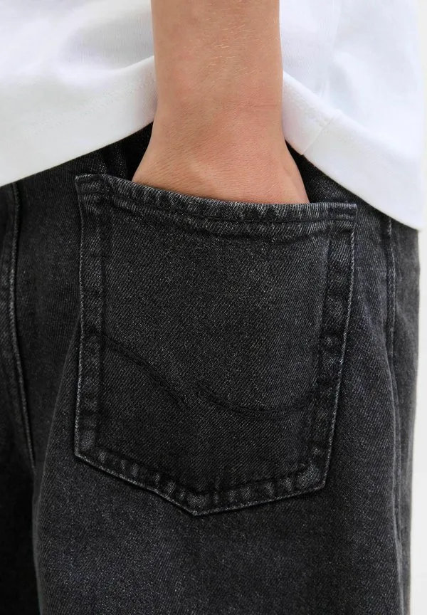 Свободный крой, джинсы свободного кроя Jack & Jones Junior, Black Denim — фото 4