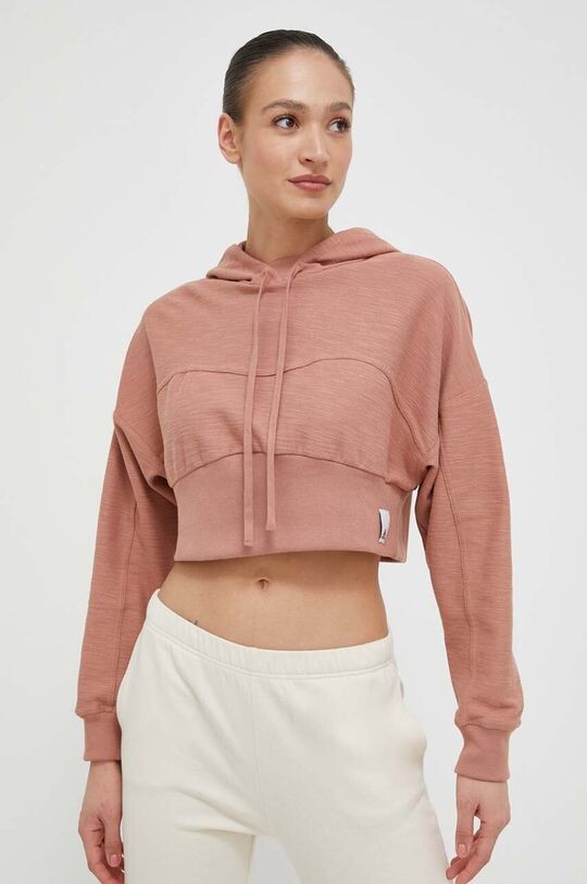 

Толстовка Adidas из хлопка adidas, коричневый