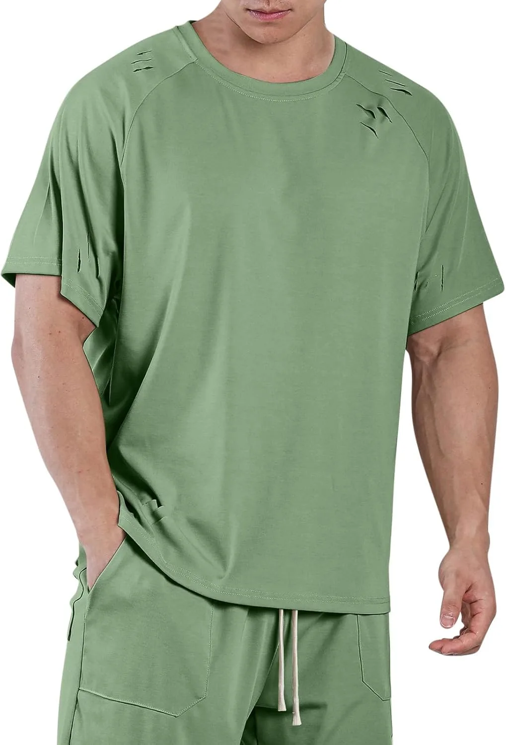 

Мужская футболка с коротким рукавом для летних тренировок