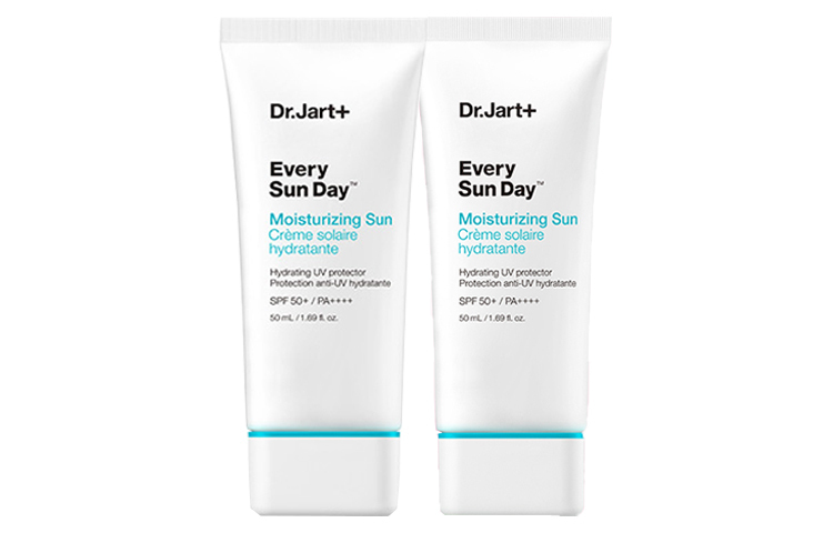 Увлажняющий солнцезащитный крем Dr.Jart+ Every Sun Day Moisturizing Sun SPF50, 50 мл*2