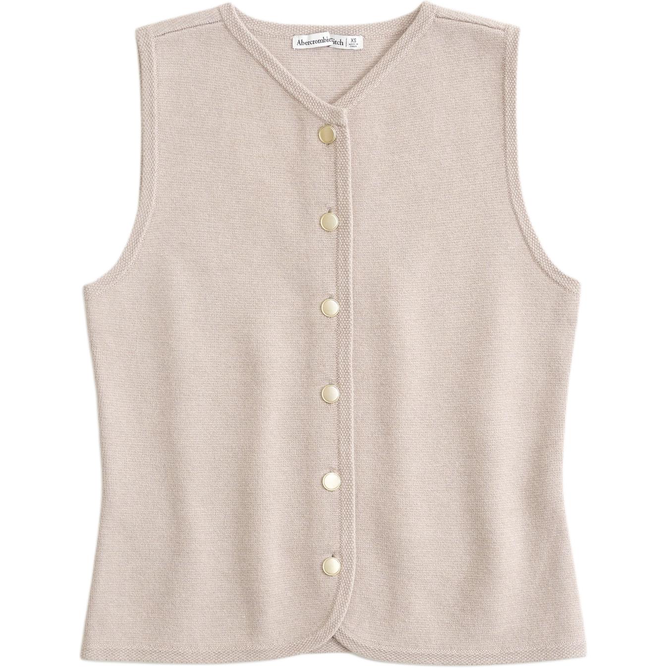 

Abercrombie＆Fitch Женская жилетка хаки, Khaki
