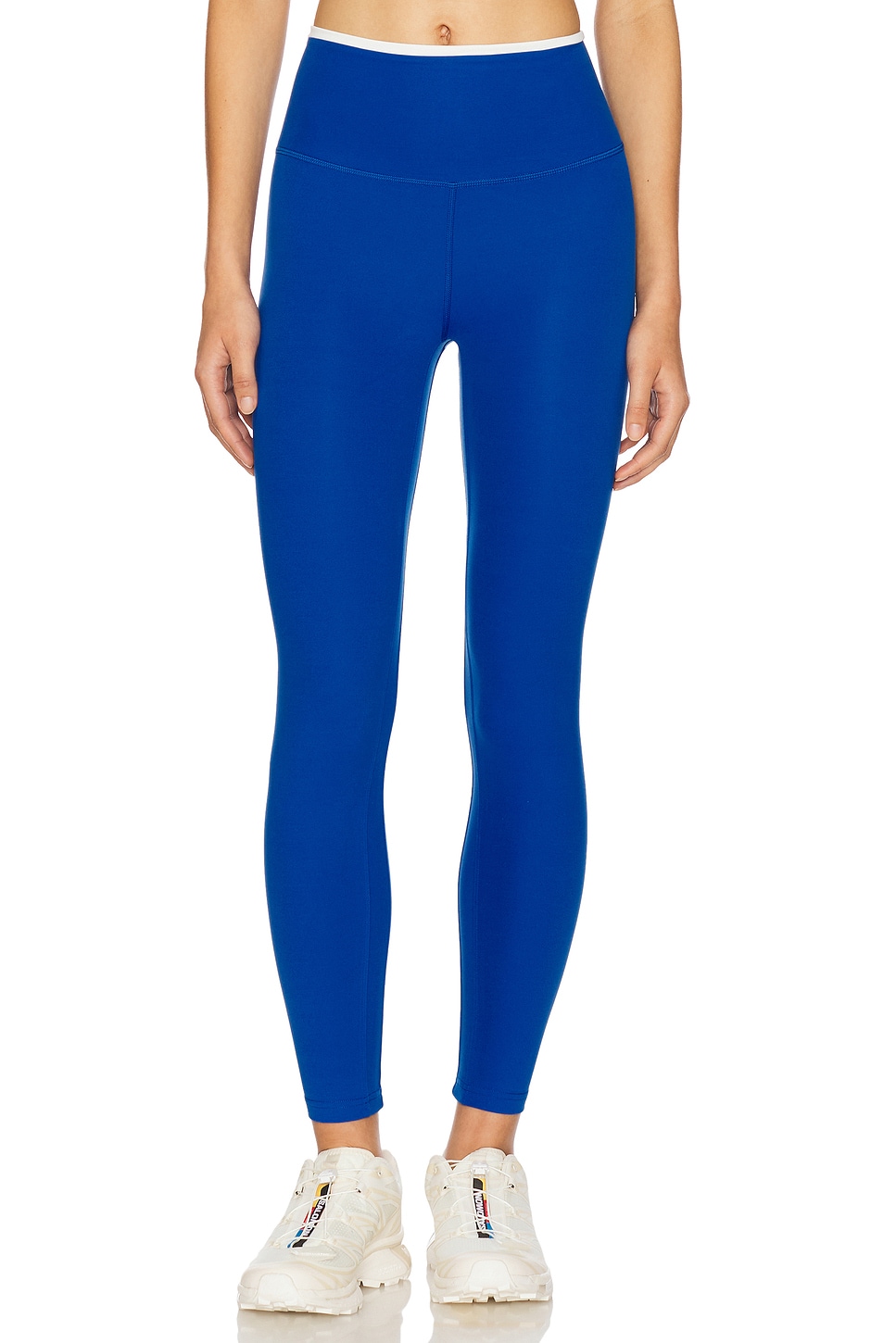 

Easton rigor леггинсы с высокой талией 7/8 Splits59, classic blue & white
