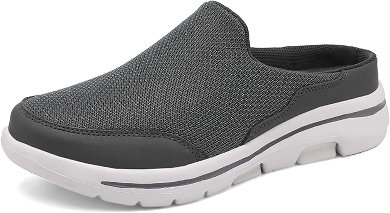 

Мужские и женские шлепанцы Vtiao, мягкая подкладка, сетчатые мужские шлепанцы, нескользящие сабо, женские шлепанцы для дома и улицы, подошва для спортивной обуви с противоскользящим эффектом, серый