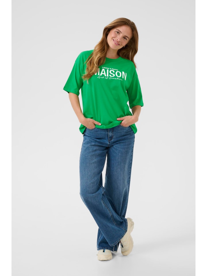 

Футболка KAharries, свободный крой, с принтом Jelly Bean W. Chalk Kaffe