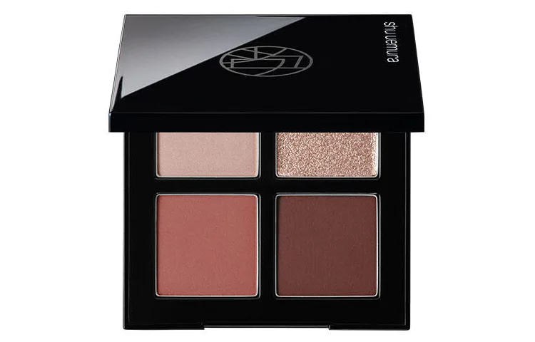 Shu Uemura Тени для век Master 3D Effect Multicolor, 4 цвета, легко растушевываются, стойкие, 1.4 г*4, #Morning Dew Rose — фото 2