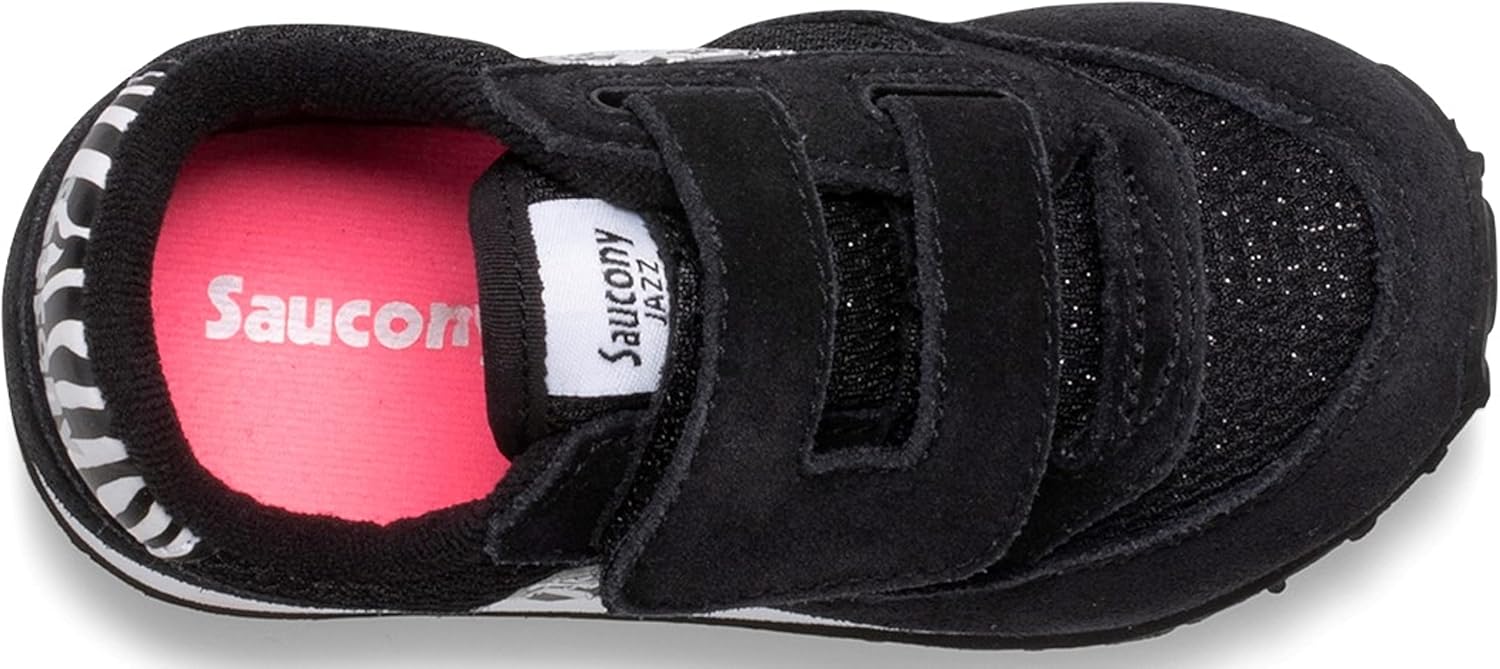 Детские кроссовки Saucony Baby Jazz на липучках, черный — фото 4