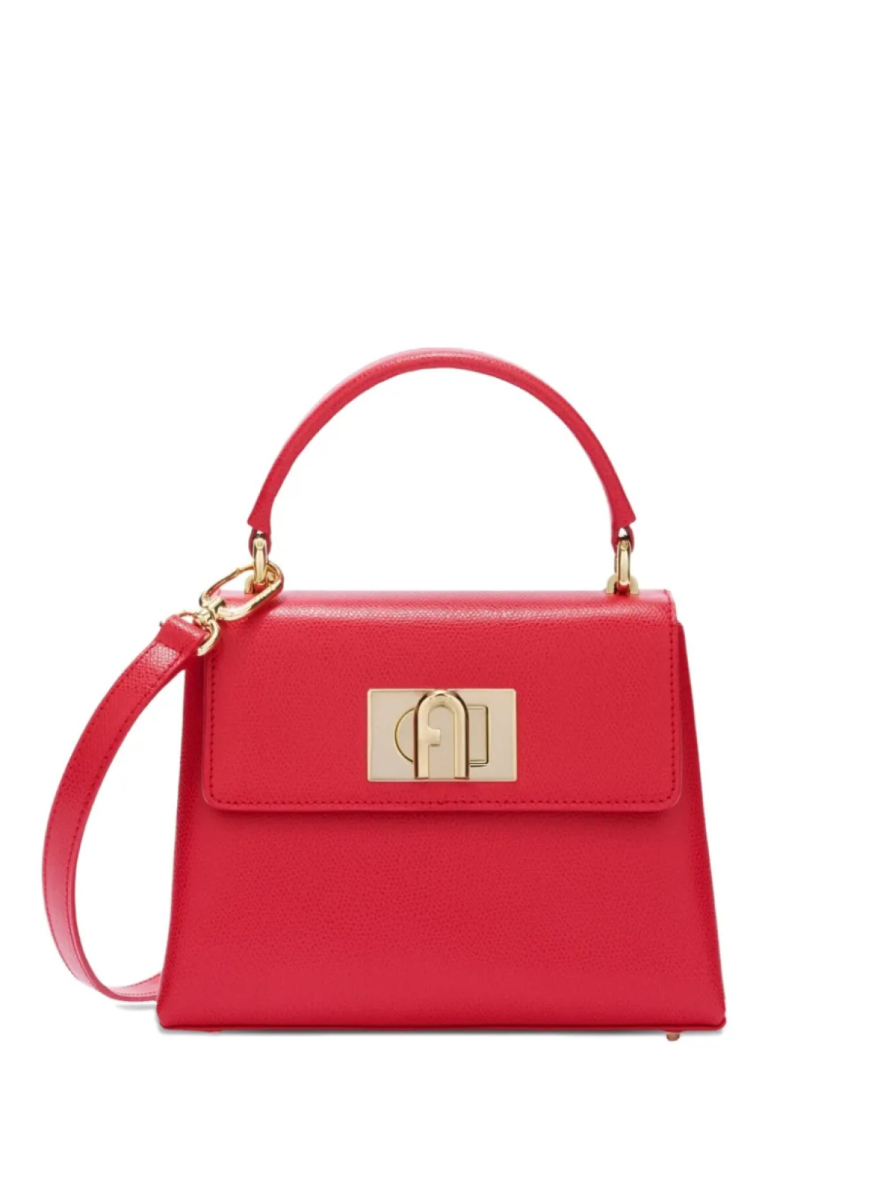 

Мини-сумка 1927 с верхней ручкой и клапаном Furla, красный