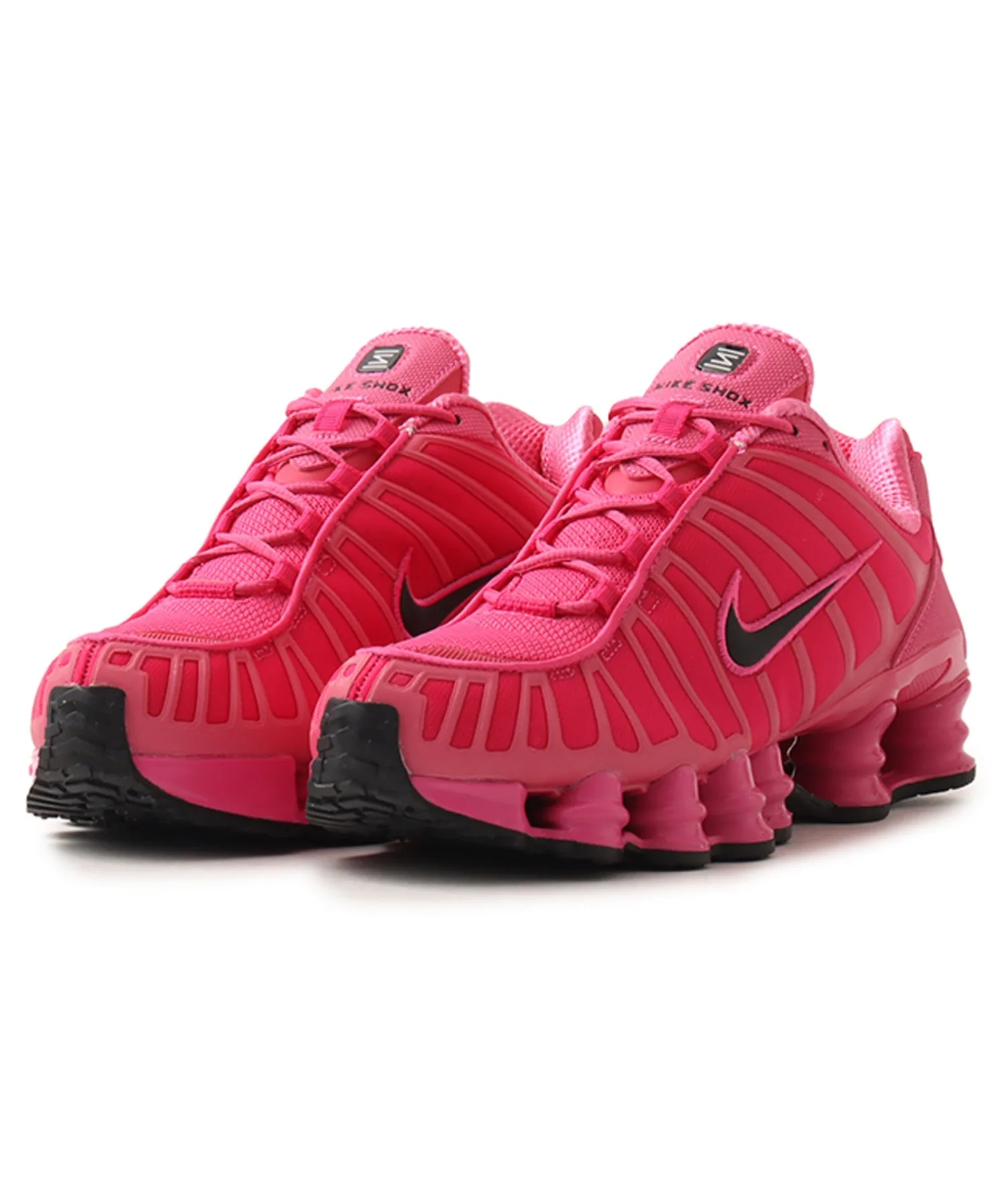Унисекс кроссовки Nike Shox TL с амортизацией, модель ih1338-600, розовые