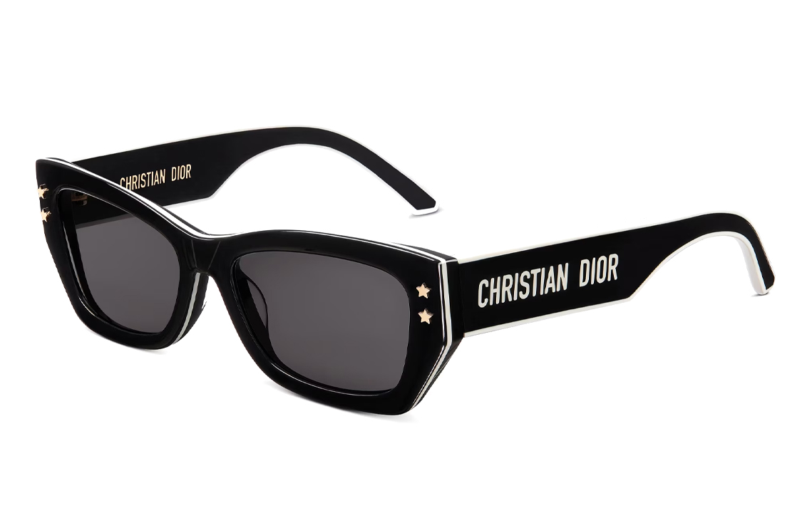 

DIOR Pacific S2U Прямоугольные Солнечные Очки Женские Черные