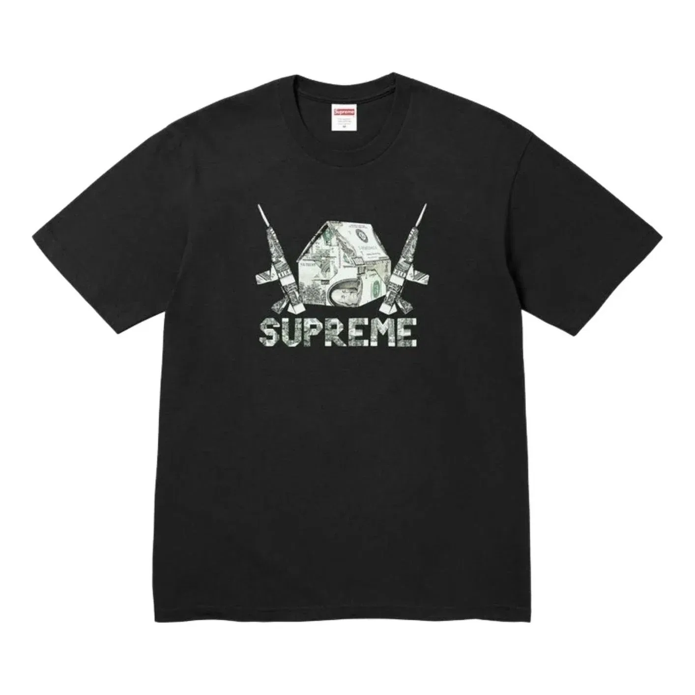 Футболка Supreme SS26 Origami, черная, SUP-SS26-160-BLK