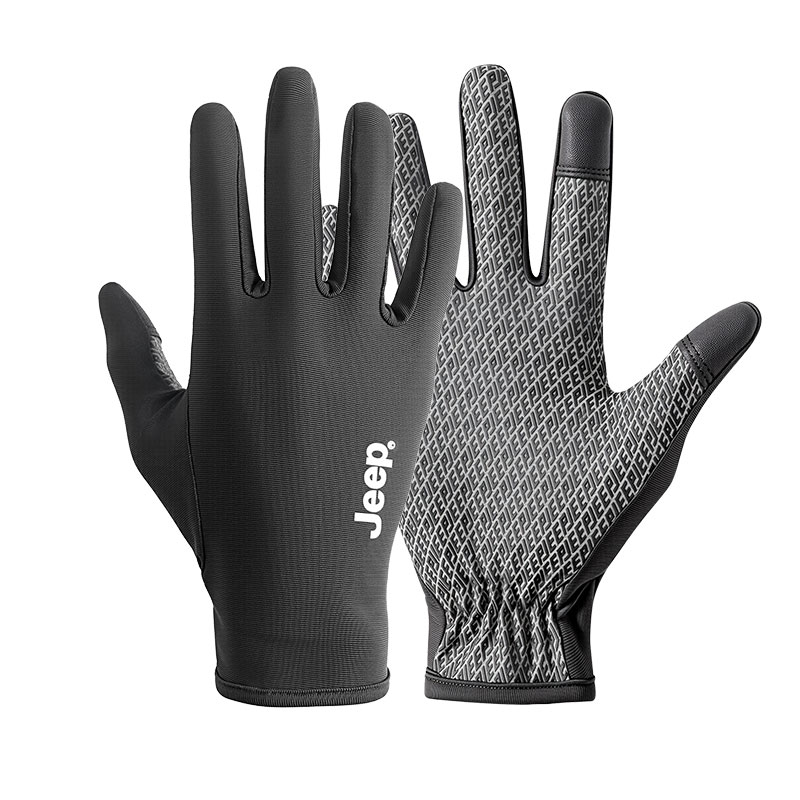 

Jeep Перчатки для защиты от солнца из полиэстера Unisex Black