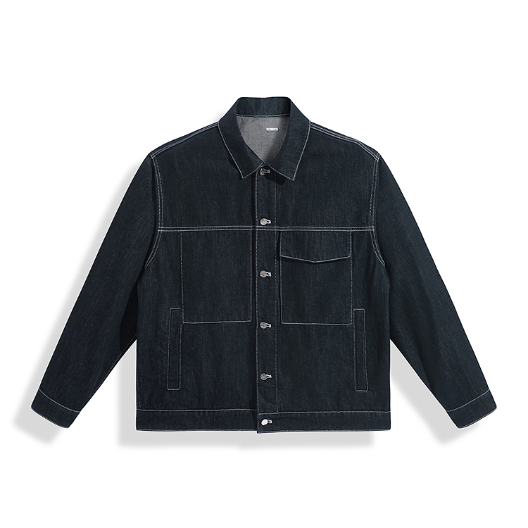 

Джинсовая куртка мужская PEACEBIRD MEN, navy, batch 1