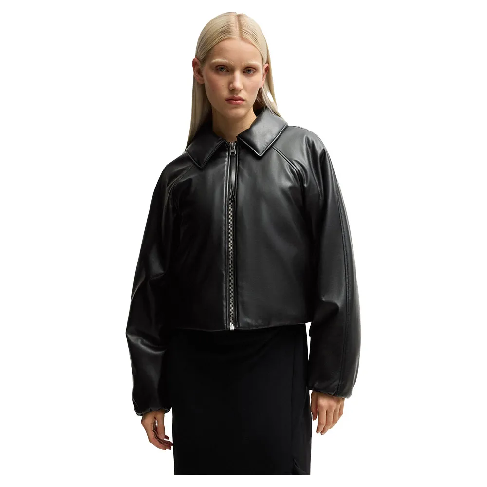 

Куртка HUGO Furora 1 10263730 leather, черный