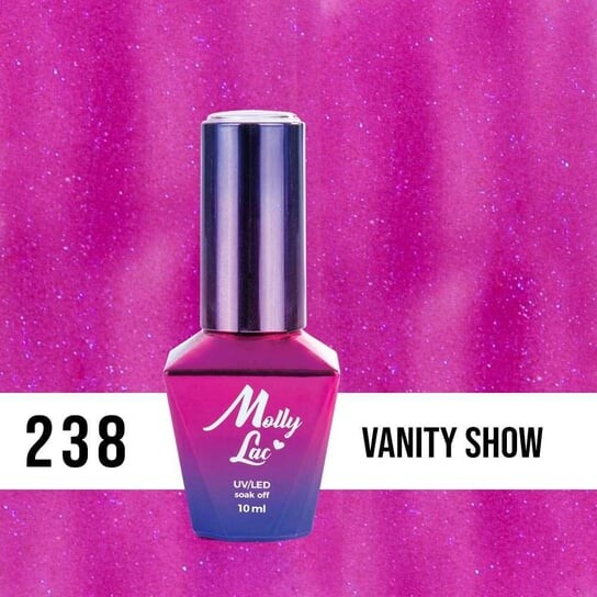 

Гибридный лак для ногтей Mollylac Glow, Molly Lac