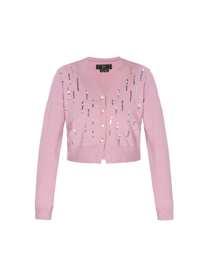 

Faina Женский кардиган темно-розового цвета