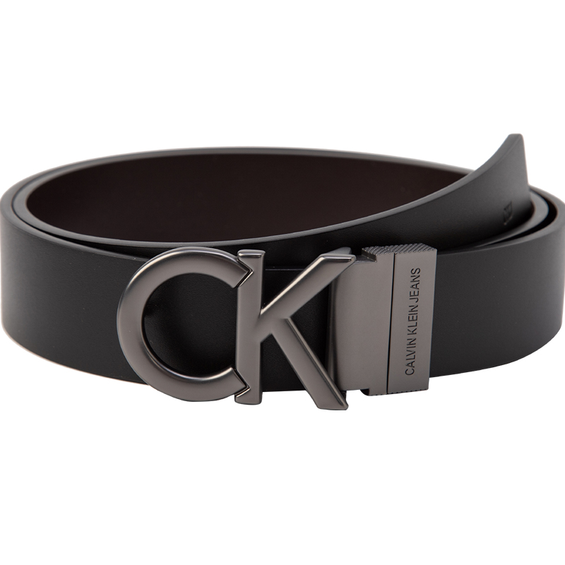 

Кожаный ремень CALVIN KLEIN для мужчин черно-коричневый