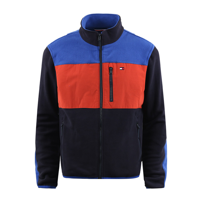 

Tommy Hilfiger Куртка мужская осенне-зимняя синяя красная разноцветная, Blue, Red & Multicolor