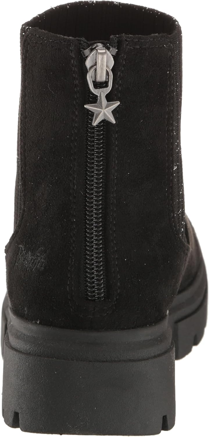 Blowfish Malibu Girl's Chassy-k Chelsea Boot, Black Ultrafiber/Black&Silver Tech — фото 3