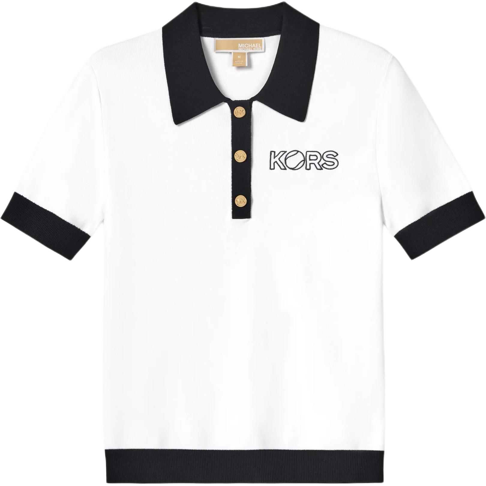 

MICHAEL KORS Белая поло для женщин
