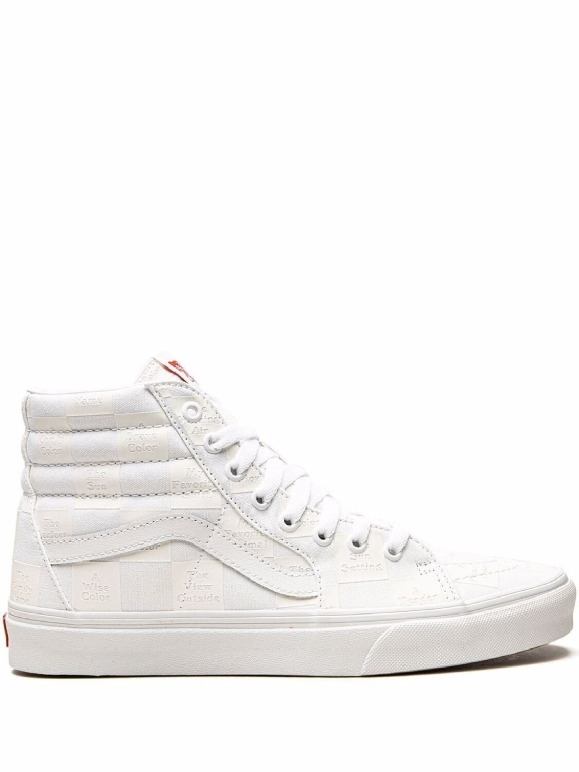 

Vans кеды SK8-Hi Checkerboard, белый