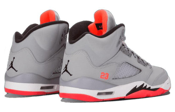 Кроссовки 5 ретро Air Jordan, серый — фото 3