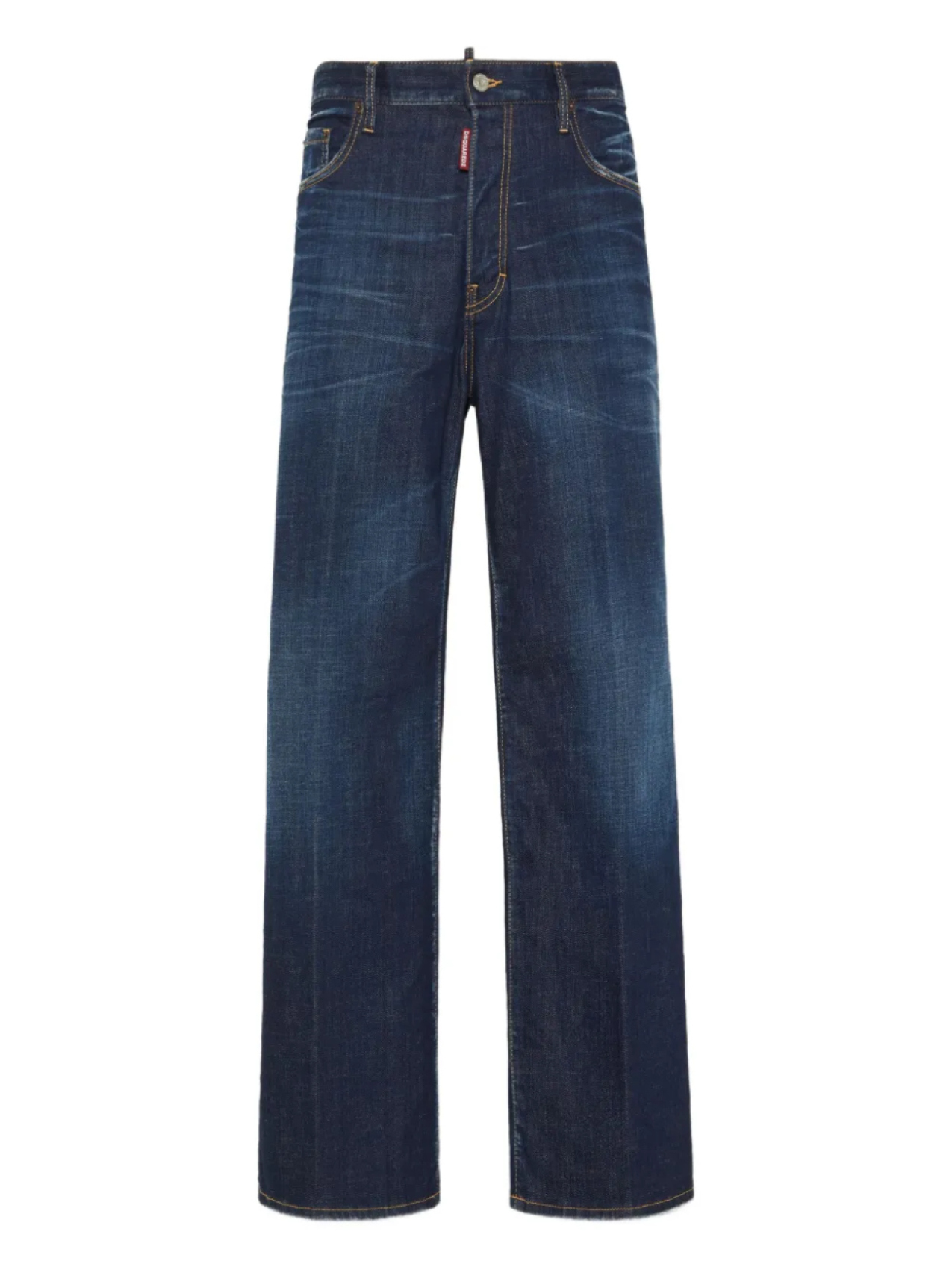 

Джинсы DSQUARED2 с широкими штанинами, синий