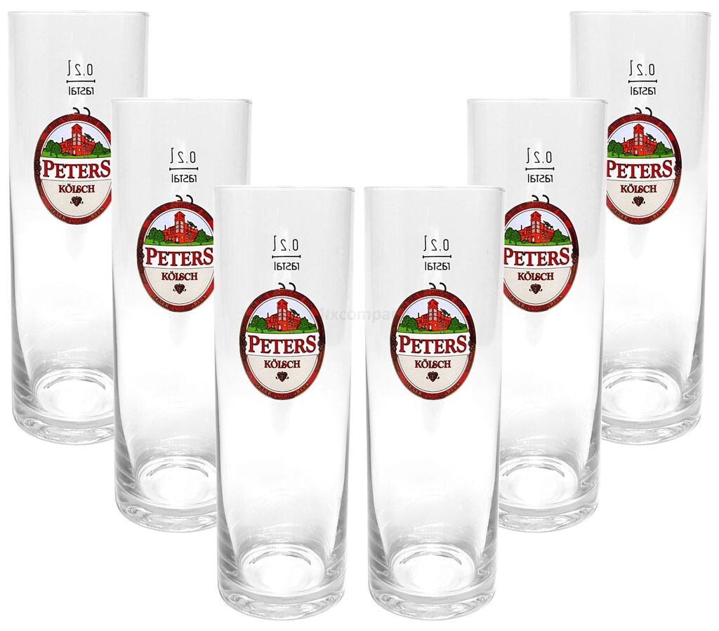 

Набор стаканов для пива Peters Kölsch bar - 6x батончиков 0,2л Mixcompany