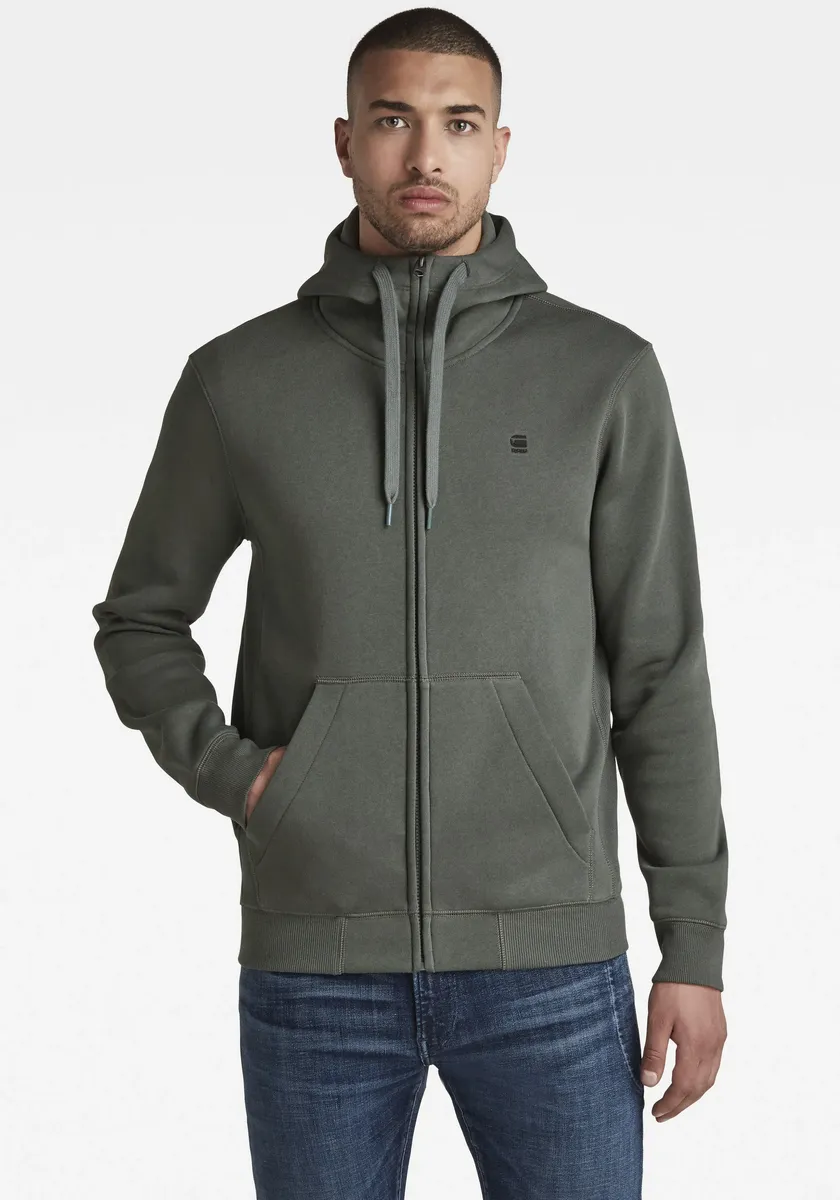 

Толстовка G-Star RAW с капюшоном "Premium Basic Hooded Zip Sweater", цвет Graphite