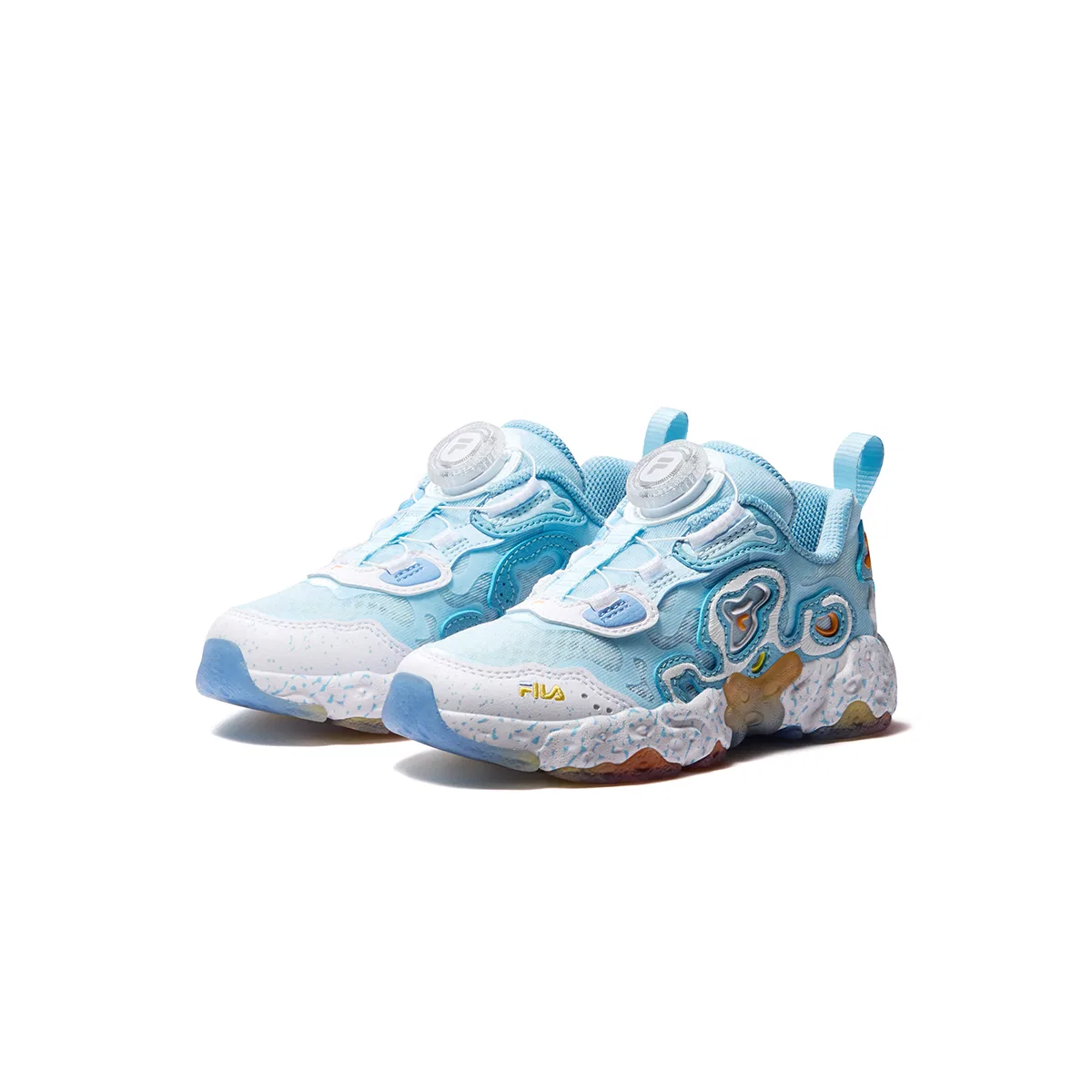 Кроссовки детские беговые FILA KIDS Milk Blue/FILA White — фото 4