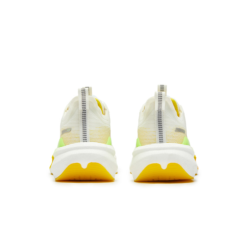 XTEP Two Thousand Kilometers 1.0 противоскользящие износостойкие низкие кроссовки Sail White Fluorescent Lime Green Kids' — фото 4