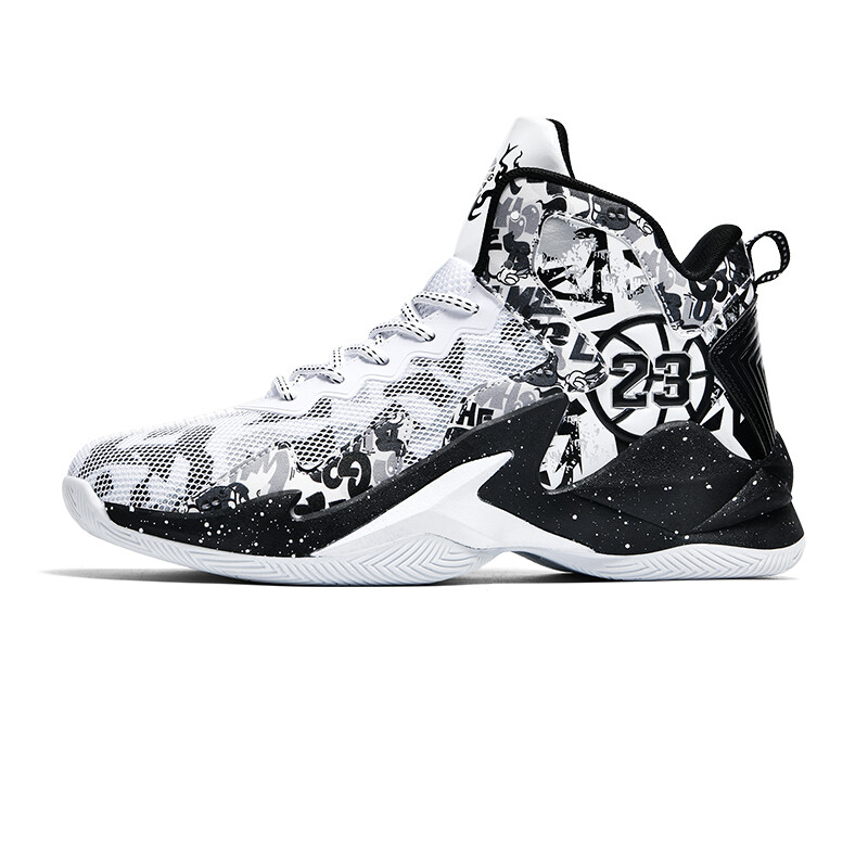 

Баскетбольные кроссовки Basketball Shoes Unisex High-Top Gqwe, белый/черный