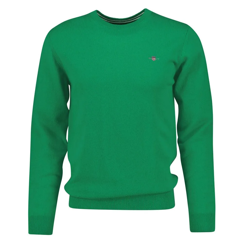 

Свитер Gant Superfine Lambswool, зеленый