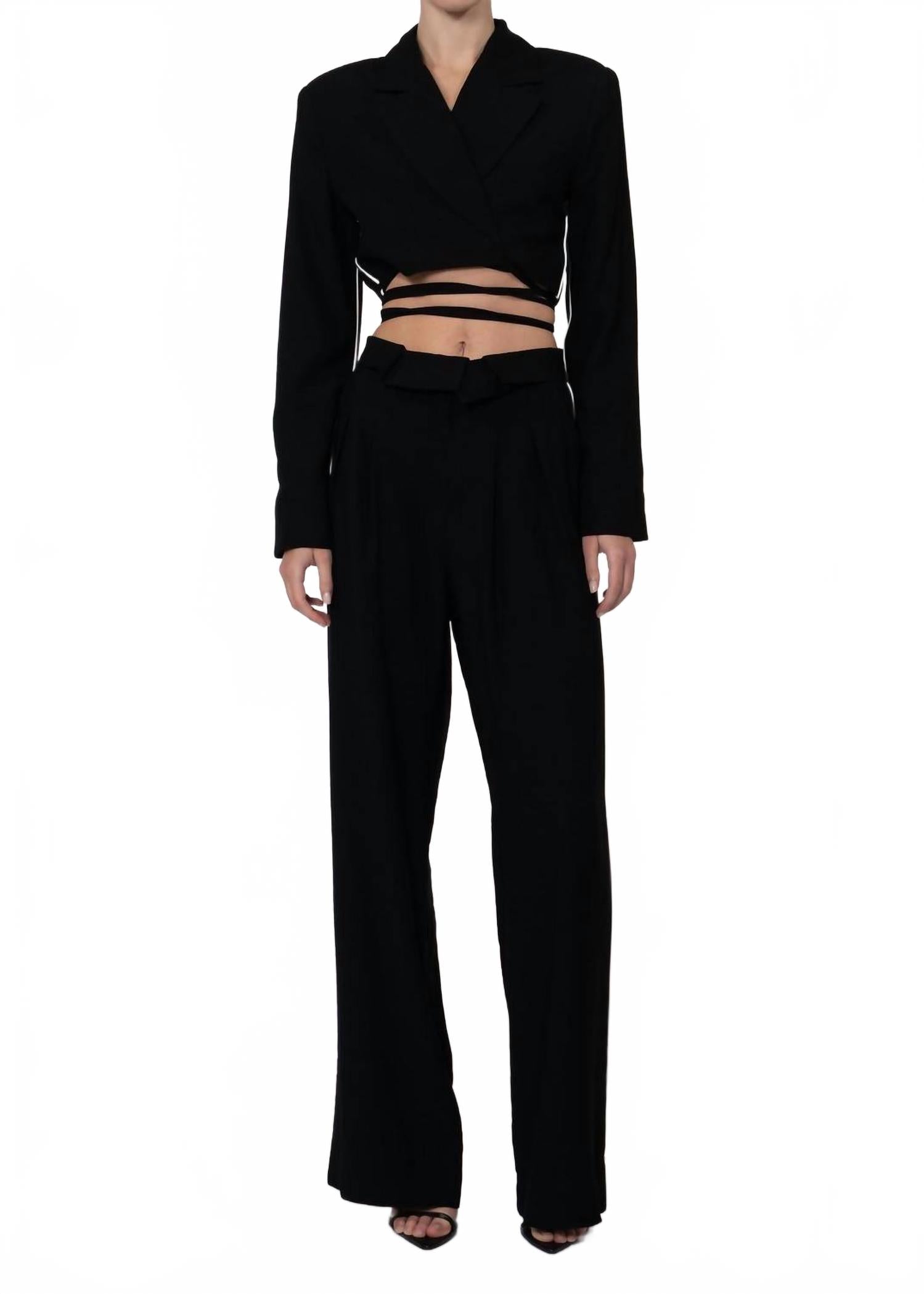 

Короткая куртка Cade в черном цвете NONCHALANTLABEL