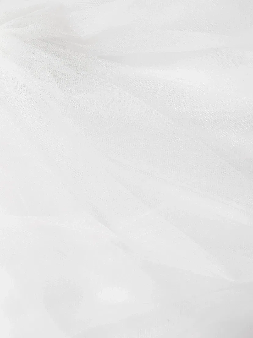 Асимметричная фата из тюля Dauphine Eugenia Kim, белый — фото 3