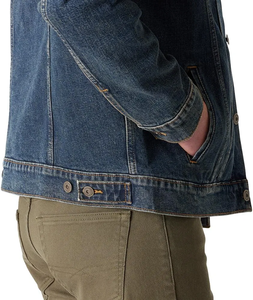 Мужская куртка-тракер Levi's Gold Signature, средне-синий деним — фото 4