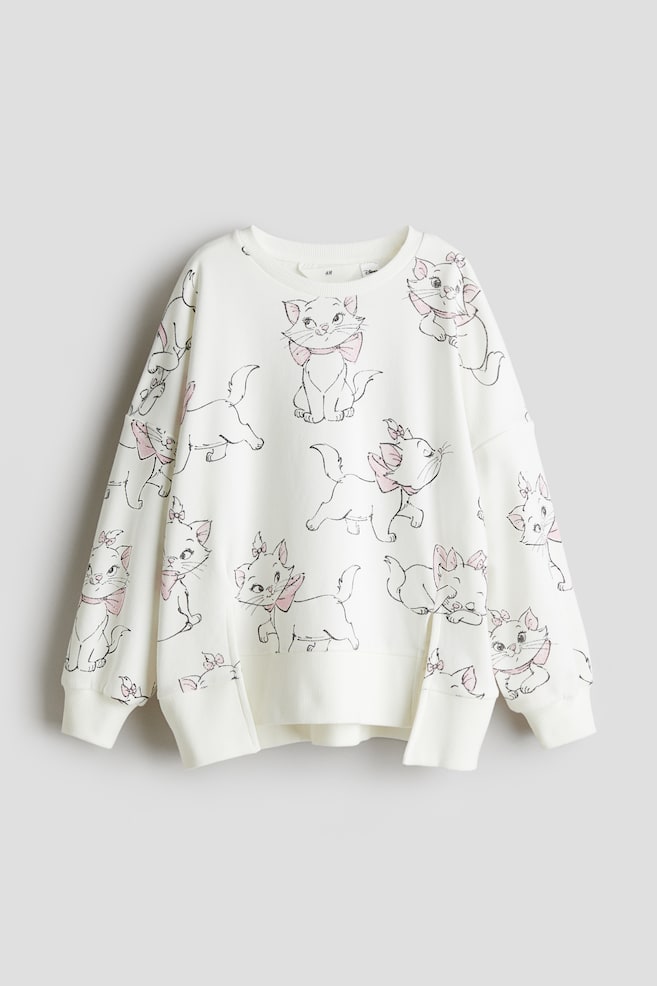 

Толстовка оверсайз с принтом H&M, мультиколор