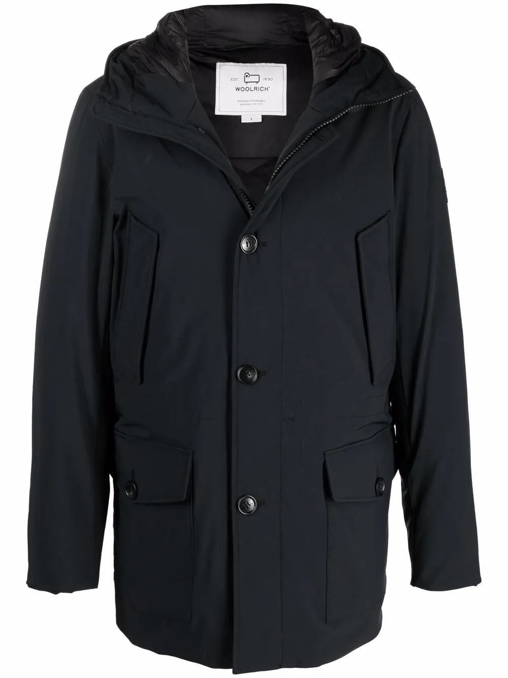 

Утепленная парка WOOLRICH, черный