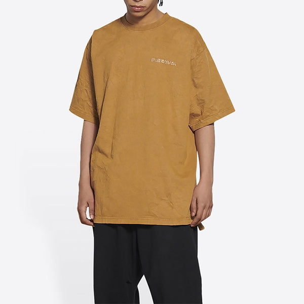 Футболка logo t-shirt medium fit 'beige' Balenciaga, бежевый — фото 4