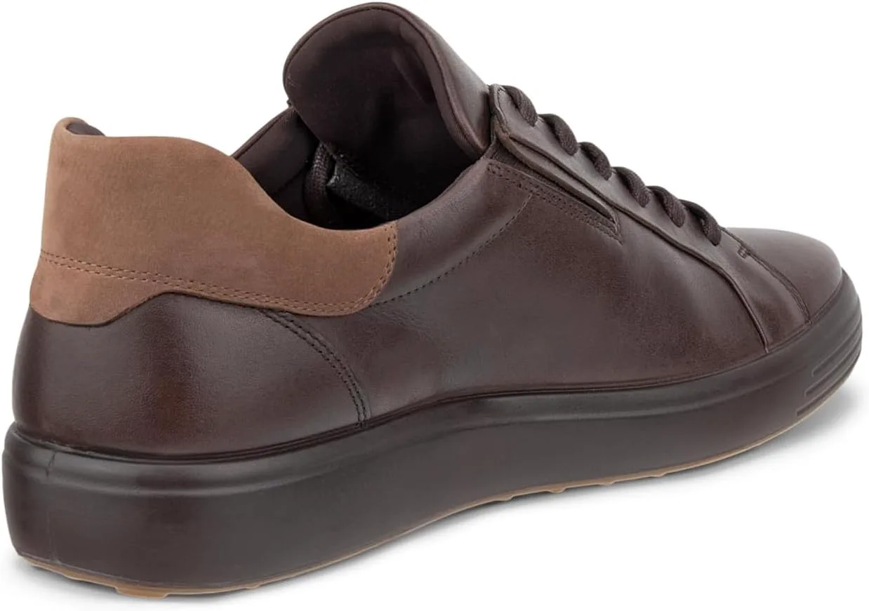 Мужские мягкие слипоны ECCO Soft 7 Easy, мокко/коричневый — фото 3