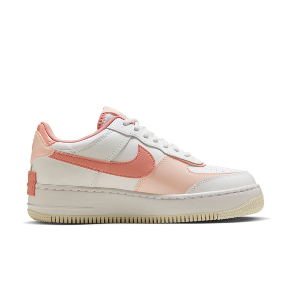 Кроссовки air force 1 shadow 'white coral pink' Nike, белый — фото 2