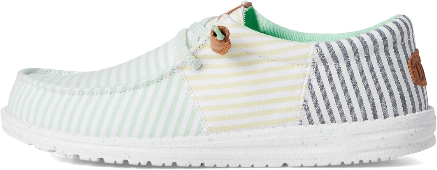 Мужские лоферы Hey Dude Wally Tri Nu Prep HEYDUDE, Green Ash Multi — фото 4