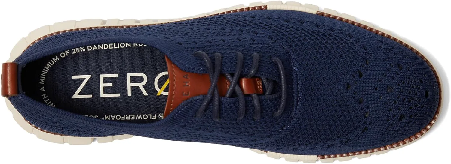 Мужские туфли Cole Haan ZG Remastered Stitchlite Oxford, синий/слоновая кость — фото 2