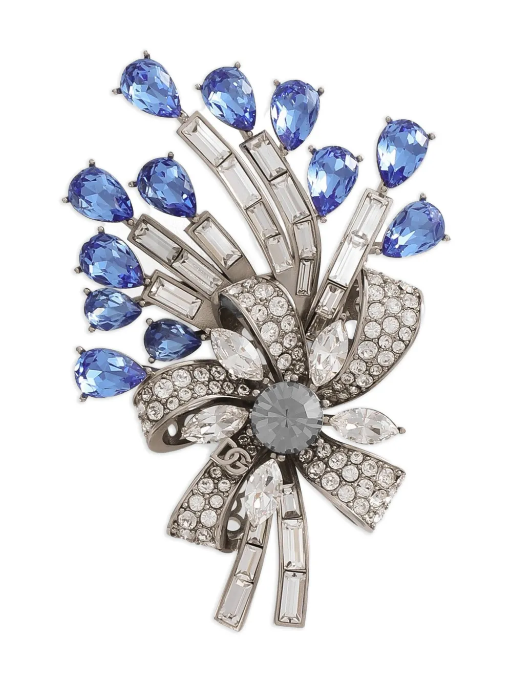 

Декорированная брошь Dolce & Gabbana, серебряный