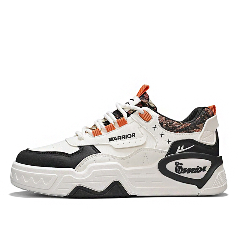 

Puffy Shoes Height Increasing легкие низкие скейтерские кроссовки мужские WARRIOR, бежевый черный